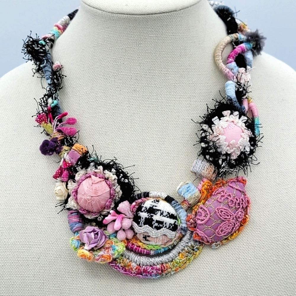 Handmade Necklace Multicolor Made By An Etsy Artisan #2035